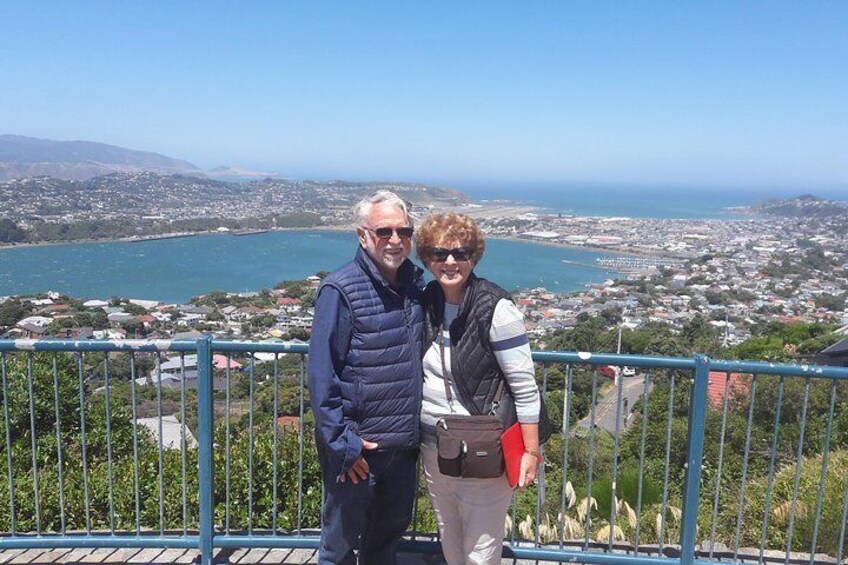 360 panoramic views of Wellington at the top of Mt Victoria