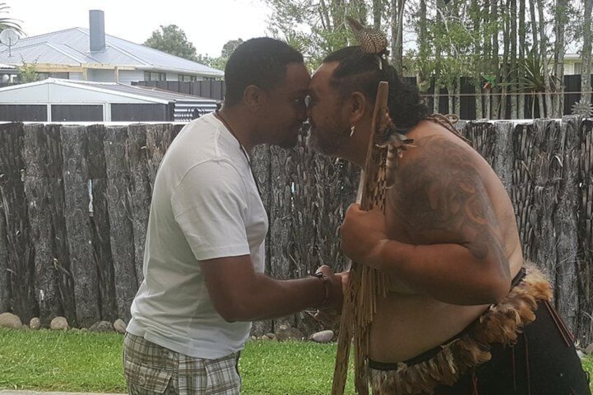 The most humbling part of the welcoming ceremony - The Hongi
