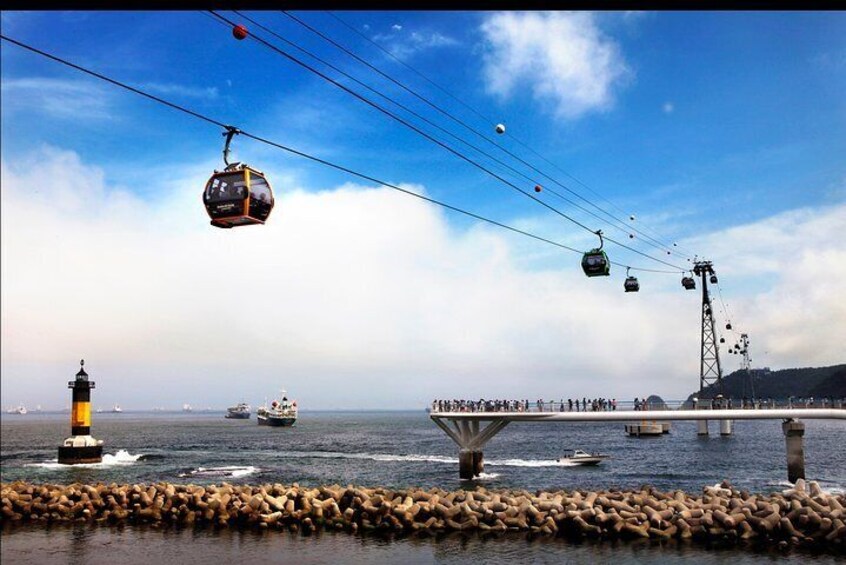 Songdo sea cable car