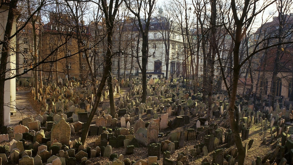 grave yard in prague