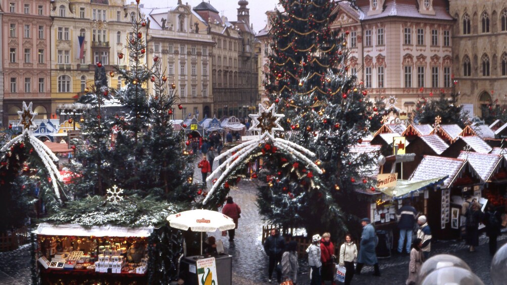 christmas market in prague