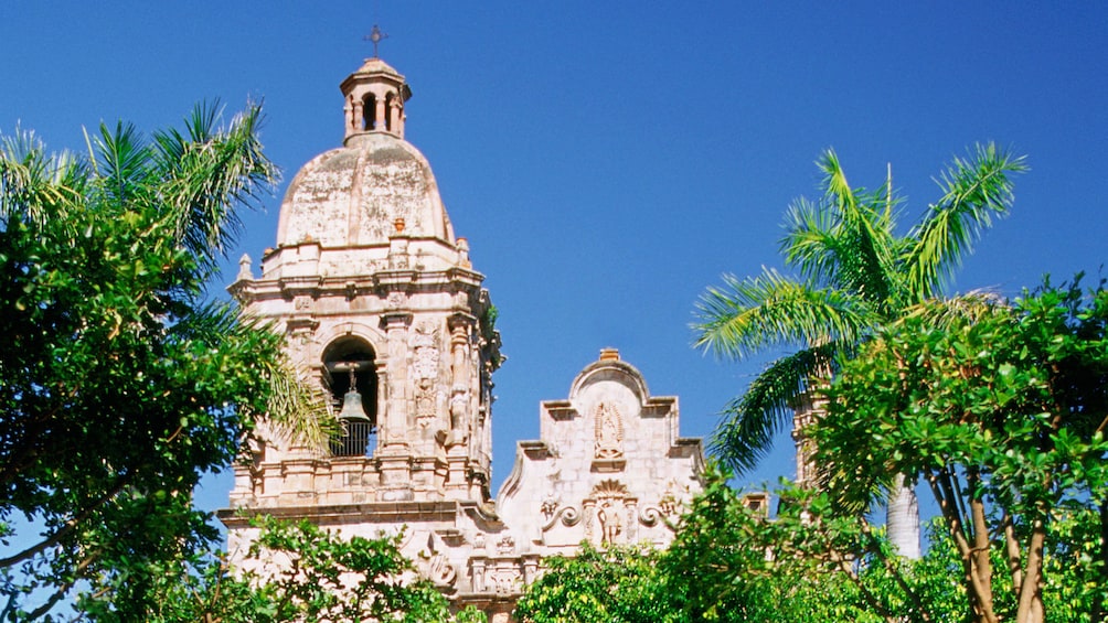 Bell tower of a church in El Quelite