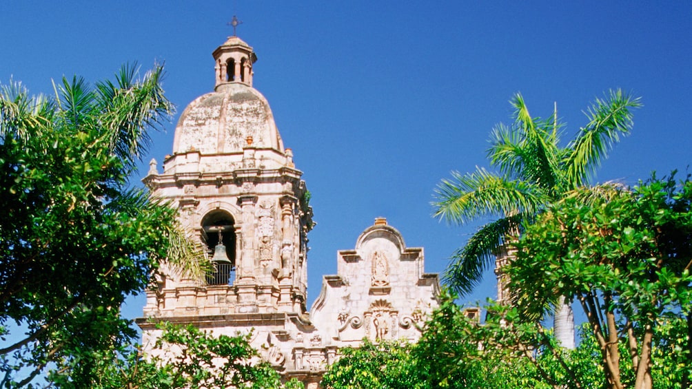 Bell tower of a church in El Quelite 