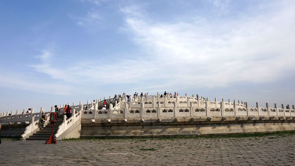 Decorated platform in Bejing