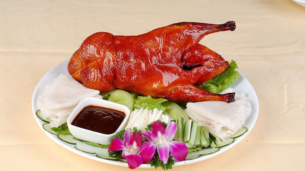 Chinese barbecue duck in Beijing