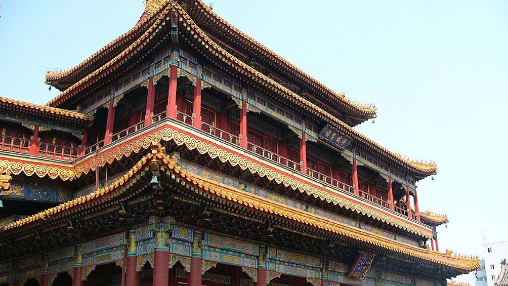 Ornamented Yonghe Temple in Beijing