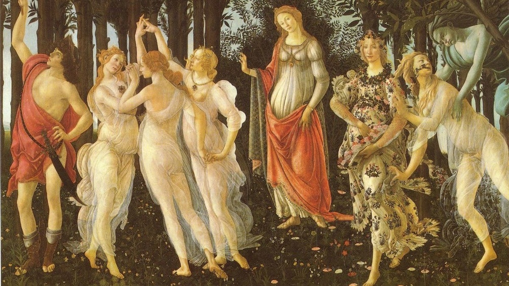 Painting at Uffizi Gallery Guided Tour in Florence Italy