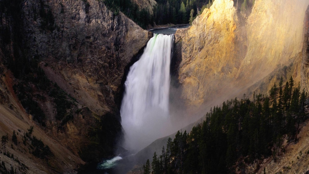 Waterfall at Yellowstone National Park