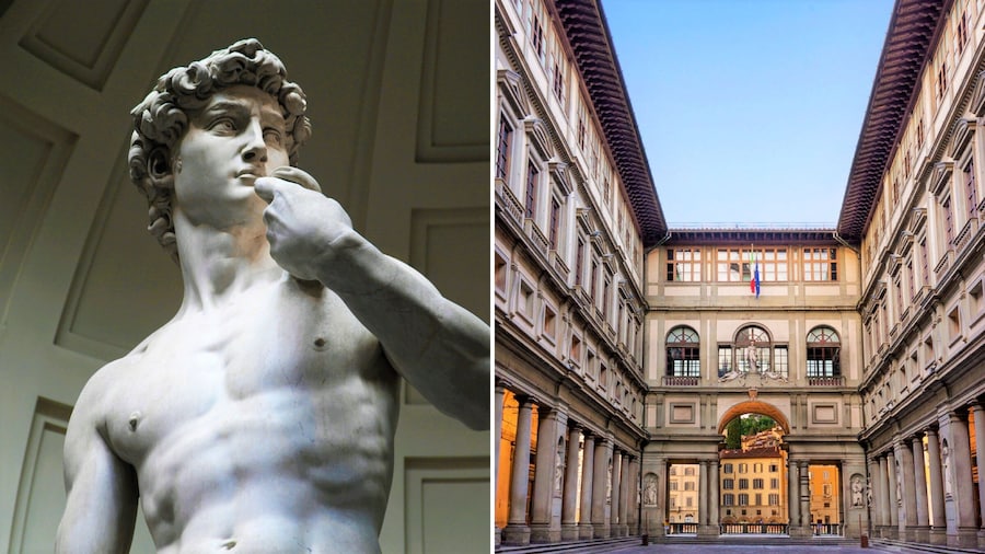 Florence half day combo tour with David, Uffizi & Duomo