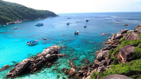 Viaje a las islas Similan en catamarán rápido desde Khao Lak