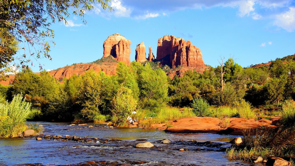 Red rock formations in Sedona, Arizona