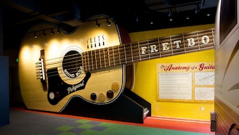 Show item 1 of 8. Giant guitar display at the Country Music Hall of Fame in Nashville