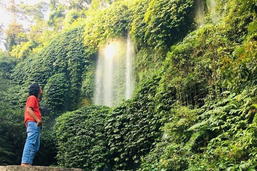 Benang kelambu waterfall and benang stokel waterfall lombok