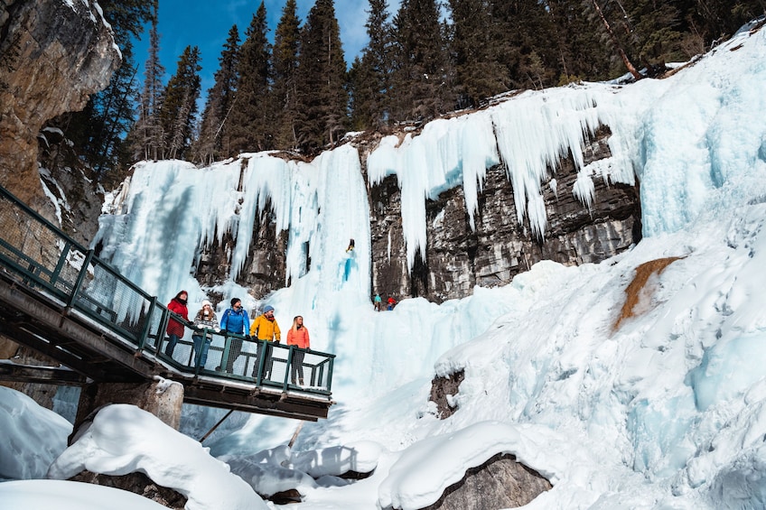 Show item 3 of 9. Discover Banff: Johnston Canyon Icewalk Tour