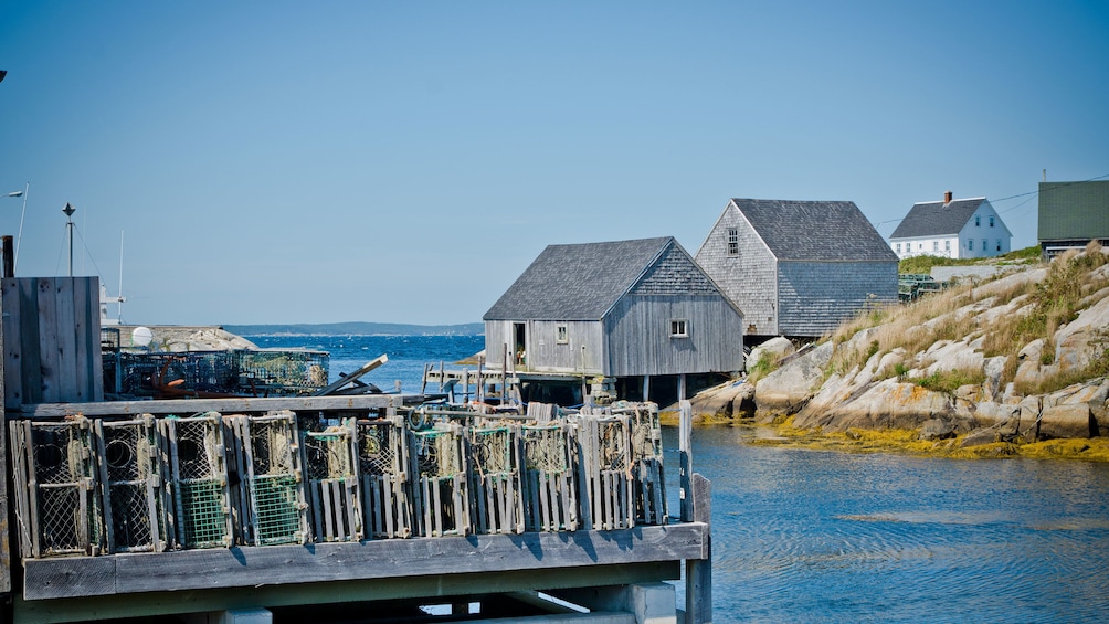 View of the waterfront at Peggy's Cove
