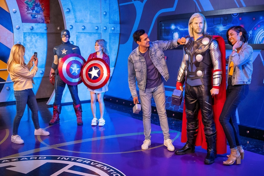 Madame Tussauds Hollywood Plus All New Marvel Universe 4D!  