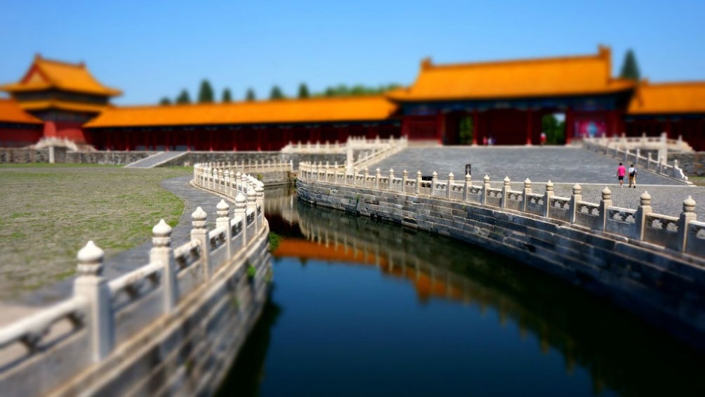 Inside the walls of the Forbidden City in Beijing