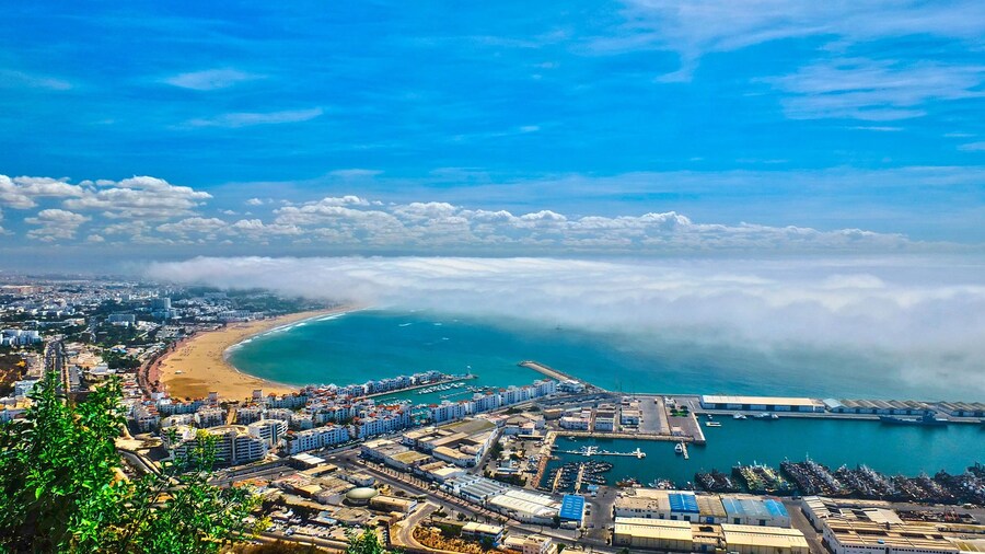 Agadir's Atlantic Coast, Sun, Sea & Brunch