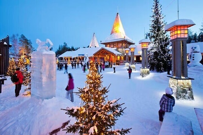 Santa Village Tour+Lapland Cuisine In Glass Igloo+Snow Scooters