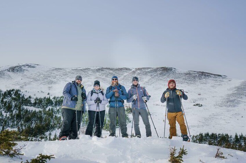 Snowshoeing goes hand-in-hand with friends!