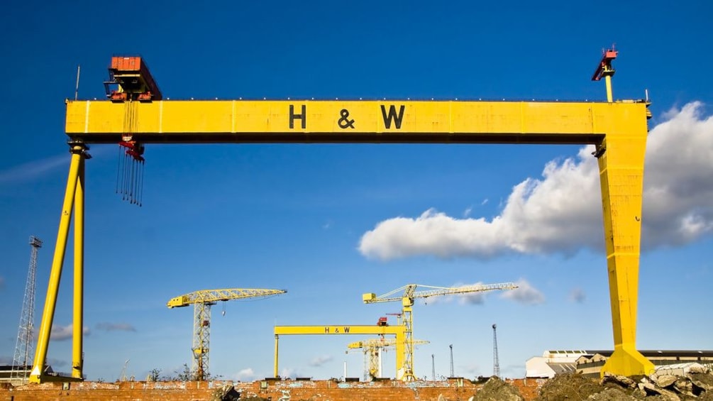 Show item 3 of 10. Samson and Goliath Cranes in Dublin