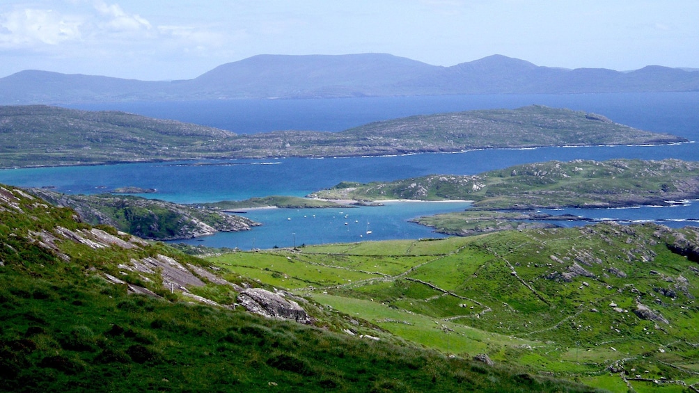 Rolling landscape in Ireland