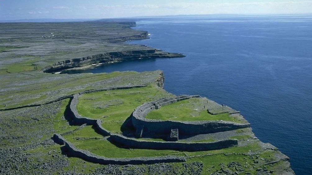 Stronghold ruins along the coast of Ireland