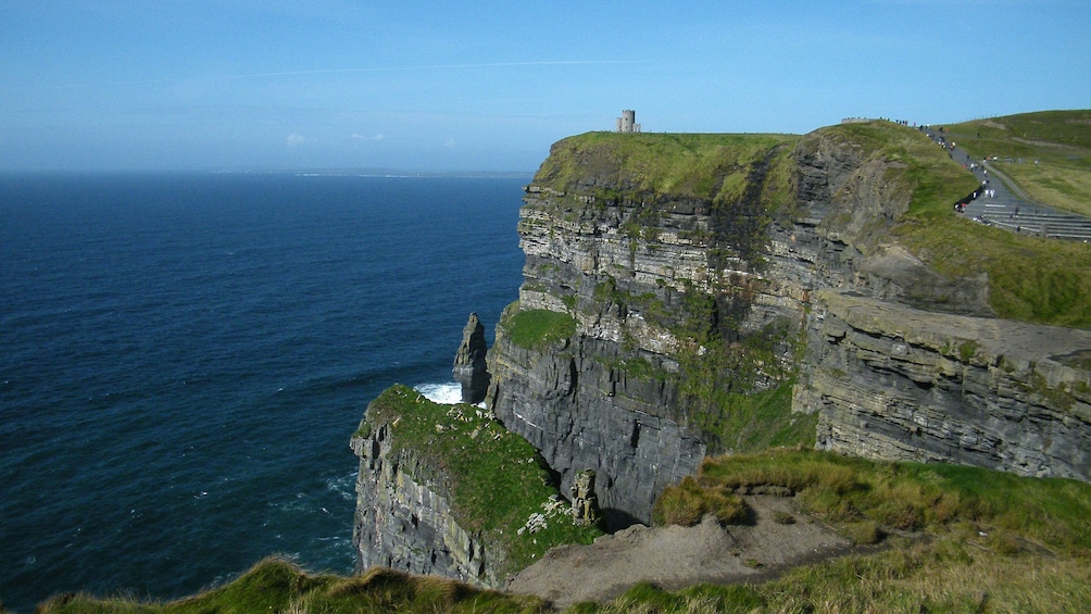 Rocky cliffs along the coast in Ireland