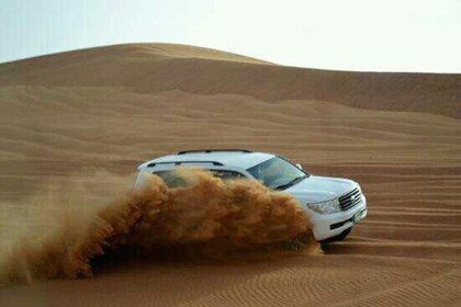 Dubai Desert Safari BBQ Dinner Camel Ride by Coach