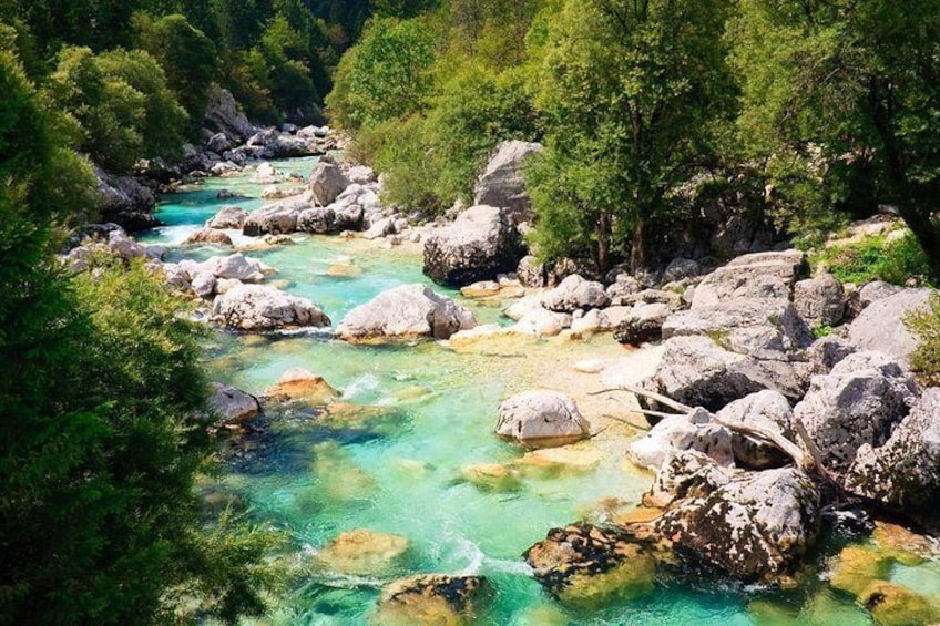 Private Emerald River Soca Tour from Ljubljana