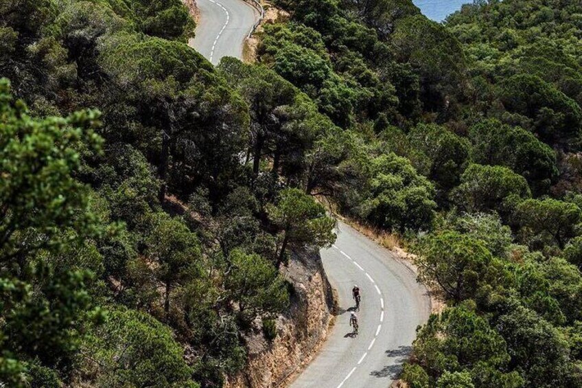 Costa Brava cycling tour. The best road all over Catalonia.