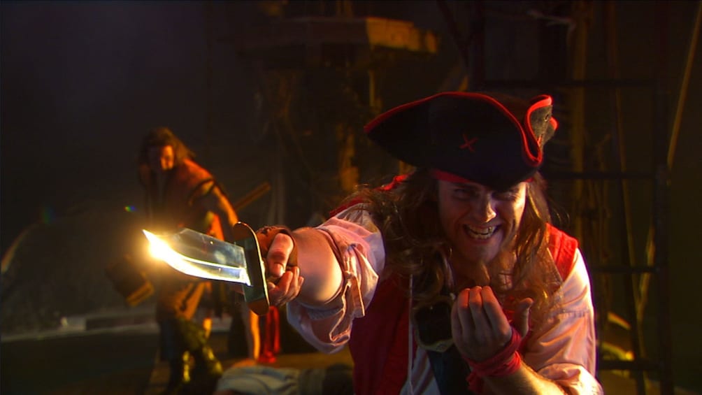 Show item 5 of 4. An evil looking pirate captain.