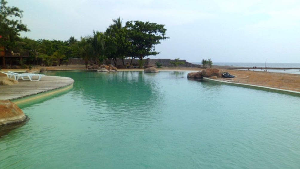 Las Casas Filipinas Resort swimming pool in Manila