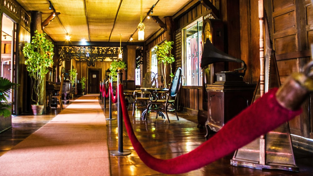 Inside a historic building in Cebu 