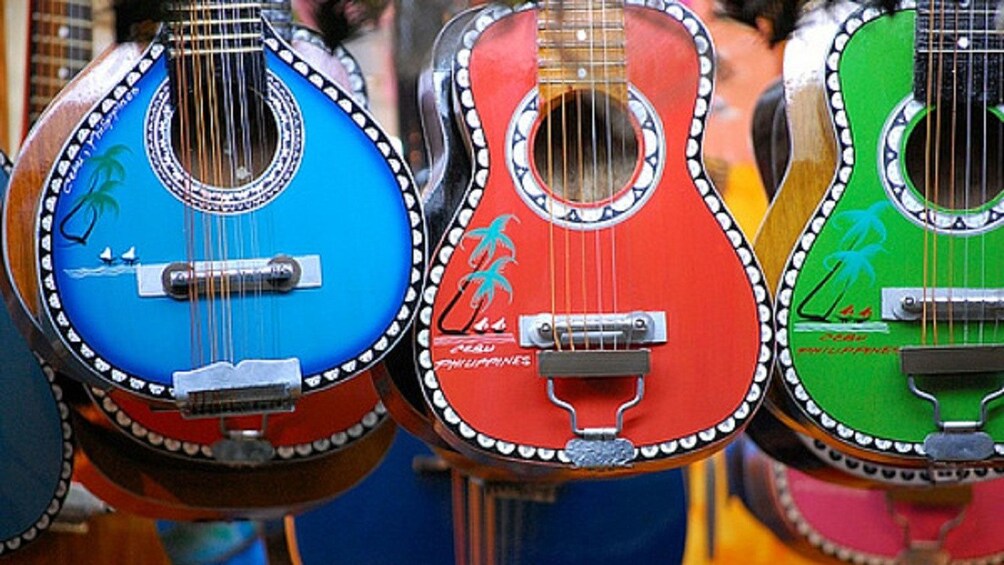 Small musical instruments on display in Cebu 