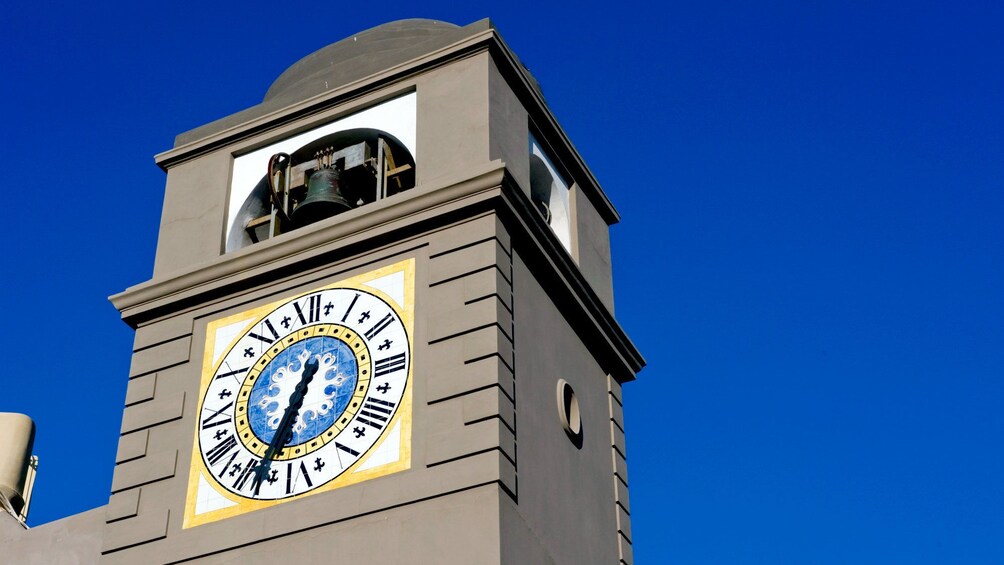 Clock tower on Capri Island