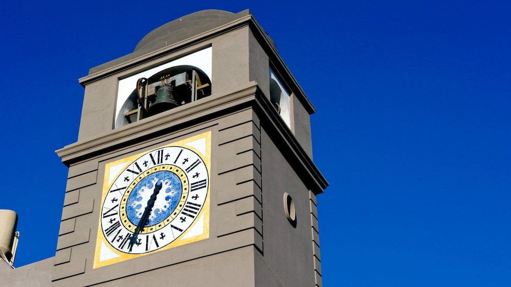 Clock tower on Capri Island