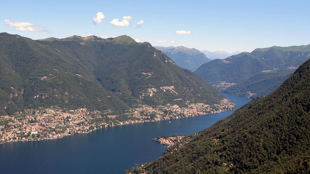 Lake como near Milan, Italy