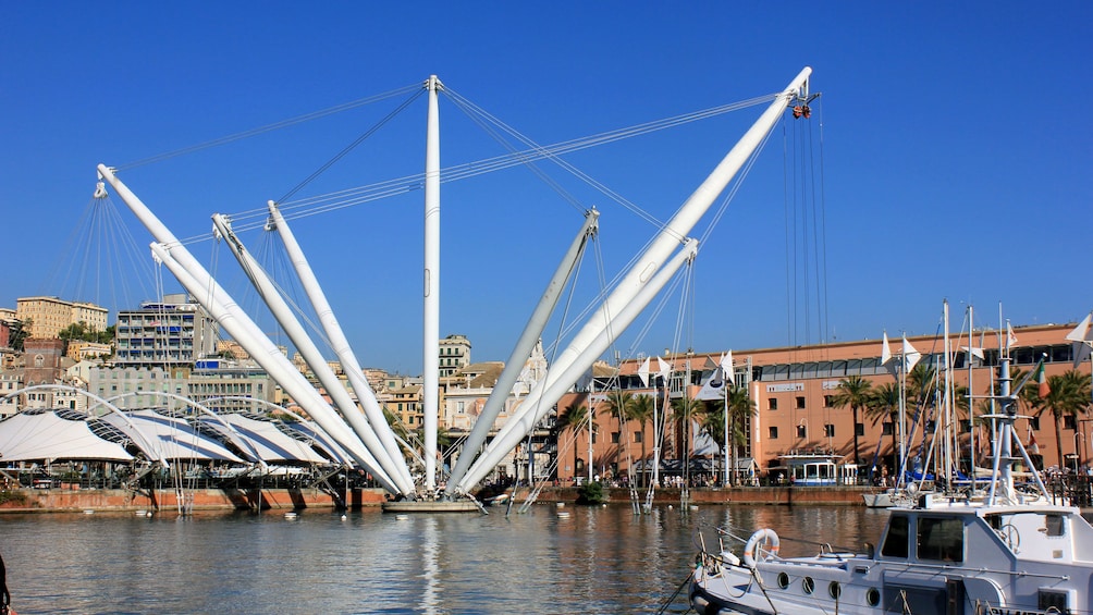 Show item 4 of 5. port at genoa italy