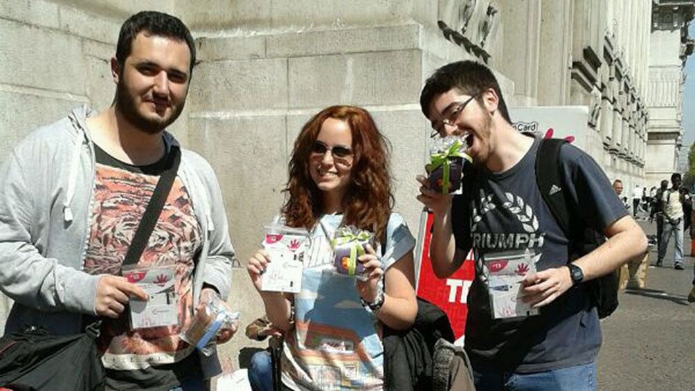 Show item 4 of 5. tour patrons posing in milan italy