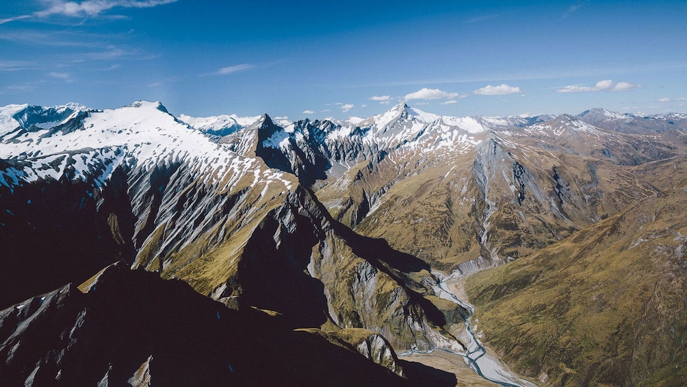 Snowy mountain tops