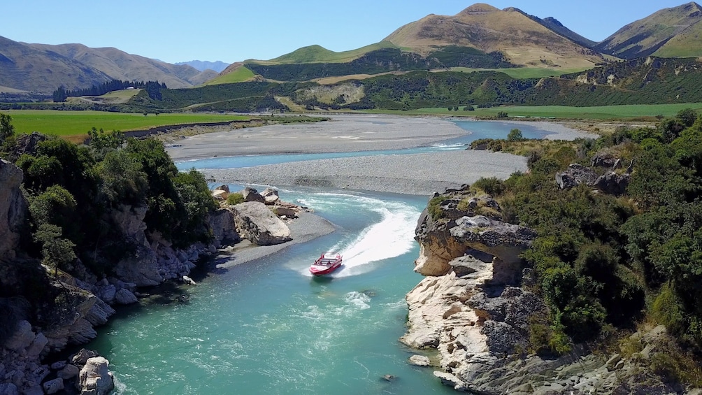 Hanmer Springs Hot Pools & Jet Boat Full-Day Tour