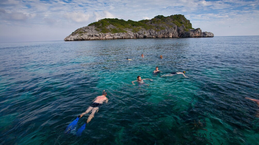 Snorkelers in Koh Samui