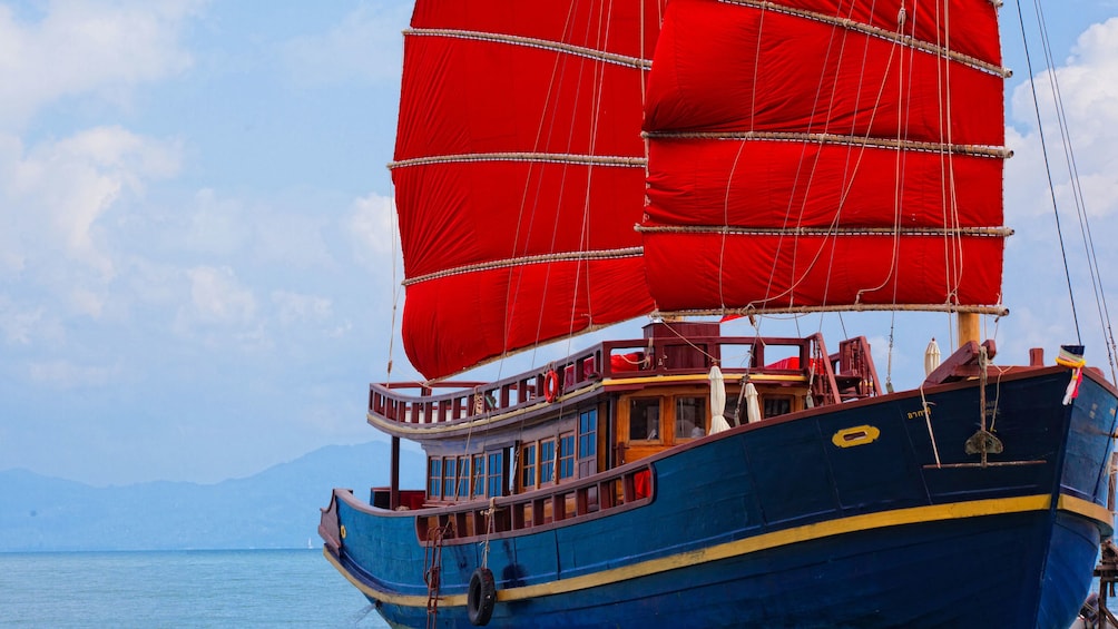 Sailing boat in Koh Samui