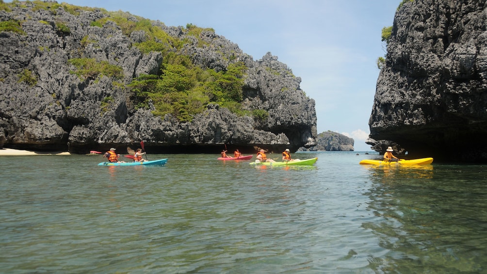 Kayakers in Koh Samui