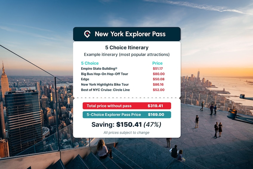 New York Explorer Pass: Save up to 50 Percent - Includes Edge