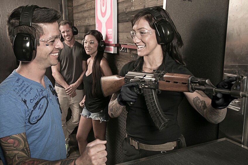 Shooting Range with Machine Guns, Shotguns & Handguns