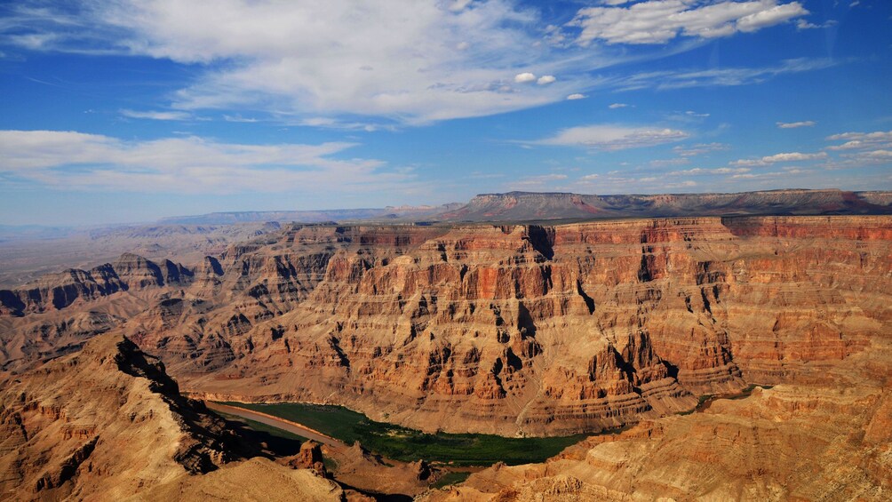 Grand Canyon aerial view from a Mustang helicopter