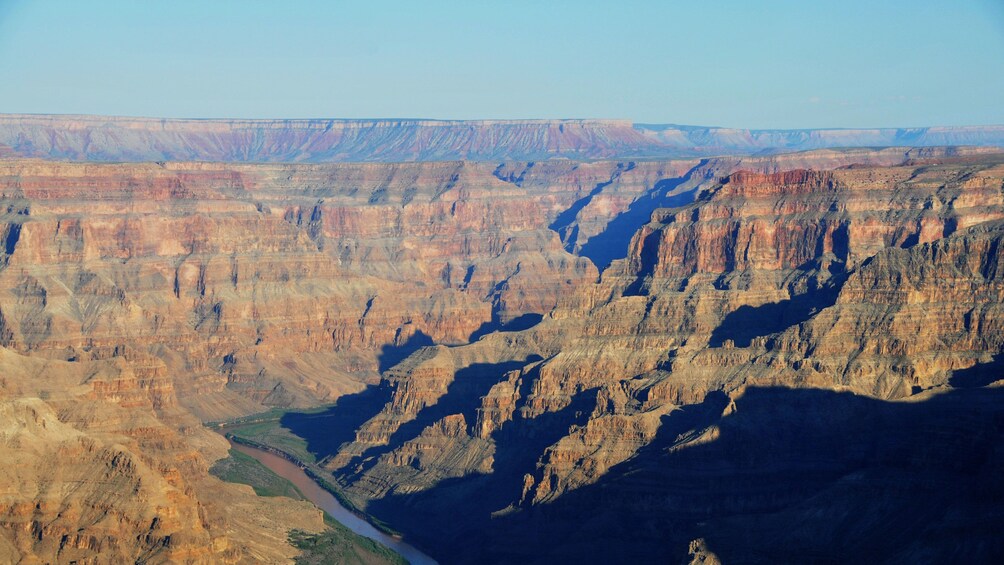 Grand Canyon aerial view from a Mustang helicopter