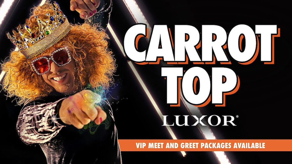 Laugh Til' It Hurts: Carrot Top Live Show at Luxor Hotel and Casino